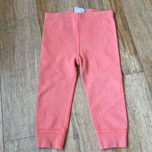 Hanna Andersson baby ribbed leggings